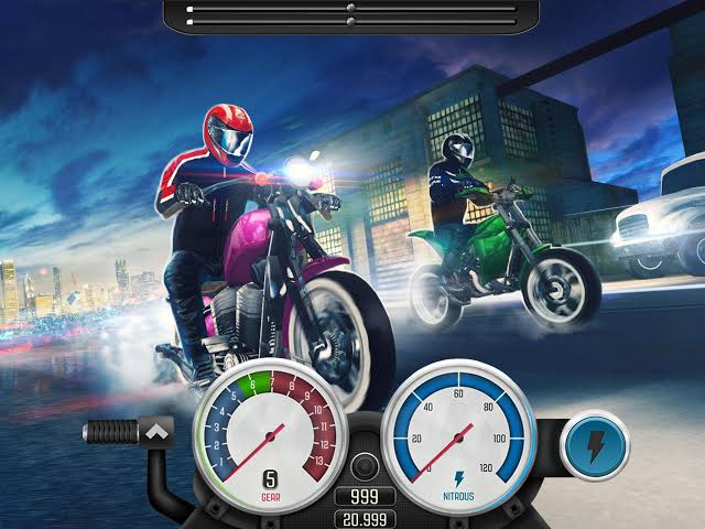 Moto Bike racing game gameplay