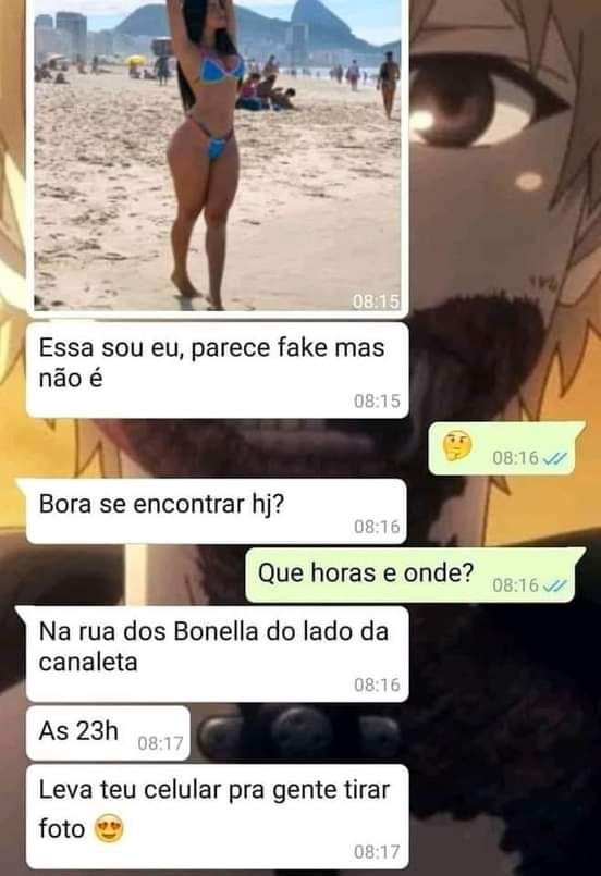 Essa sou eu parece fake..Mas não é. ..