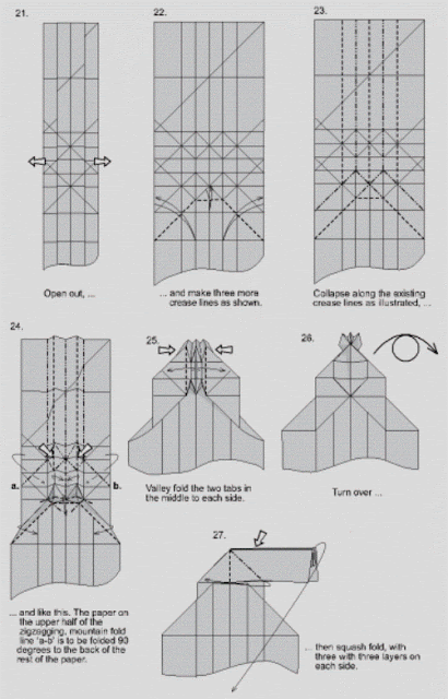Origami Instructions King Cobra