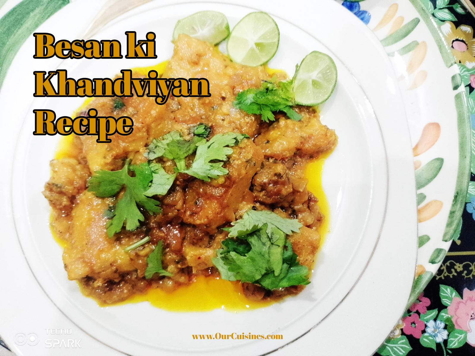 Besan ki Khandviyan Recipe