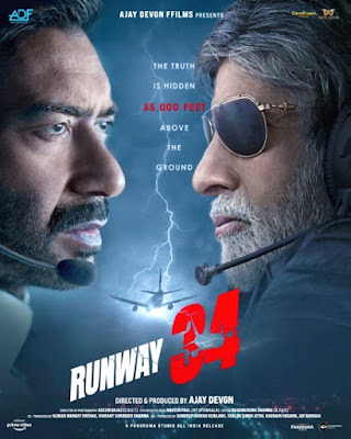 Runway 34 (2022) Hindi 5.1 HDRip HEVC 1080p | 720p x265 ESub 1.8Gb | 700Mb