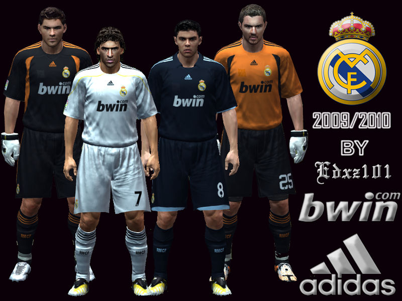 Real Madrid 09/10 Kit Set by EdxZ101 PESEdit Blog