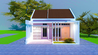 model desain rumah minimalis ukuran 6x12