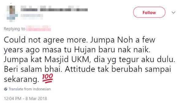 “First time jumpa dah minta pegangkan phone” – Sikap Noh Hujan Jadi Sebutan Netizen