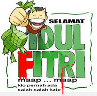 Gambar Kata Ucapan Selamat Lebaran Hari Raya Idul Fitri Lucu Terbaru 2014