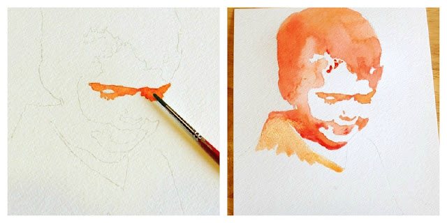 watercolor portraits