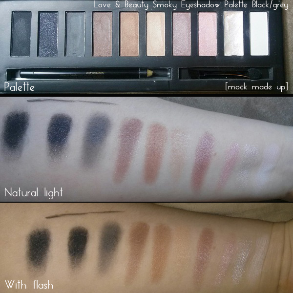 Love  Beauty Forever 21 Smoky Eyeshadow Palette BlackGrey