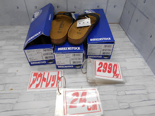 アウトレット　ＢＩＲＫＥＮＳＴＯＣＫ　サンダル　２４㎝　２９９０円