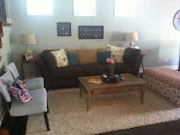 Teal And Brown Living Room Decor