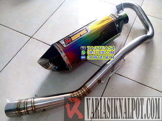 harga knalpot racing akrapovic Jupiter MX King 150