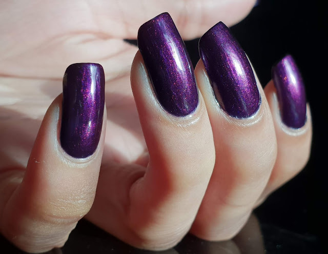 China Glaze Nail Lacquer Let's Groove Swatch & Review purple polish