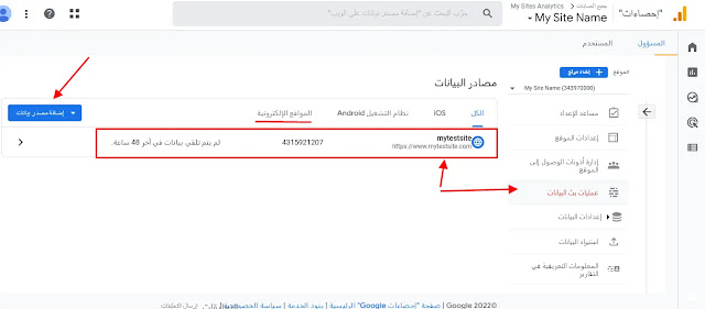 شفرة Google Analytics