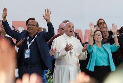 Pope and charismatics