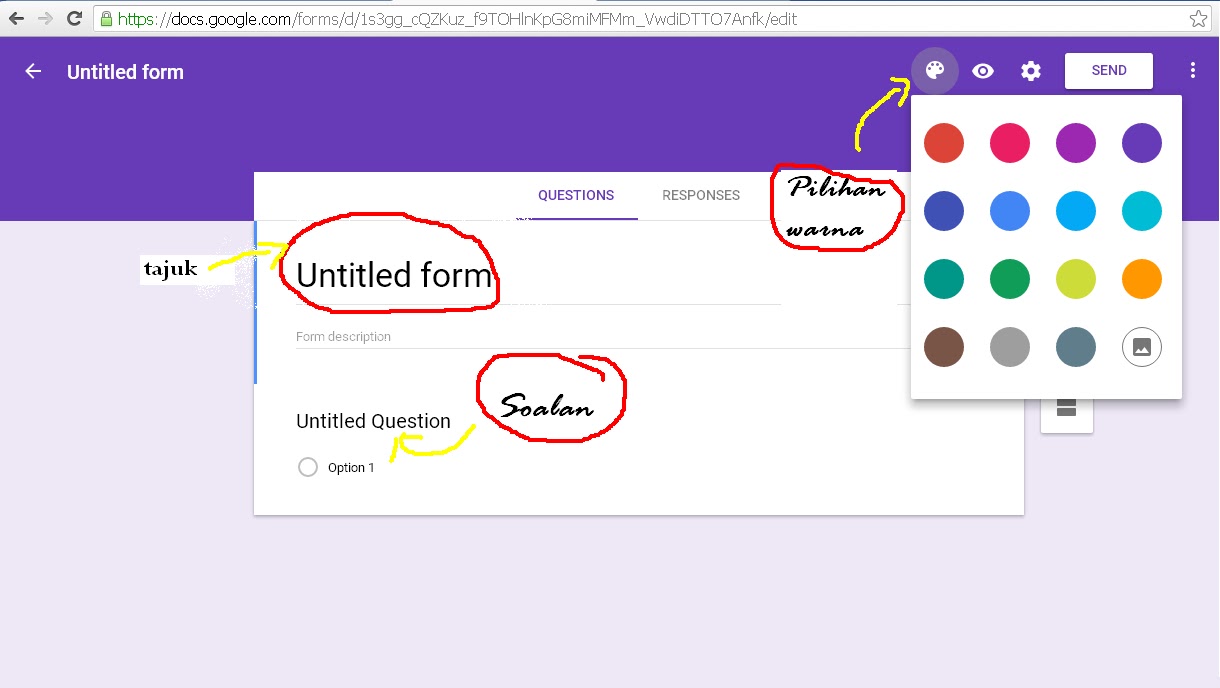 Cara Buat Google Form Untuk Borang Uji Kaji Selidik
