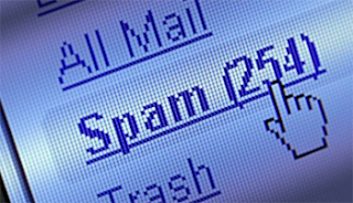 notificar spam en yahoo mail