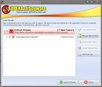 downlaod SUPERAntiSpyware Free 5.6.1014 مجاني لكشف برامج التجسس