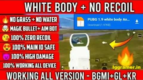 Pubg 2.1  White Body Config File