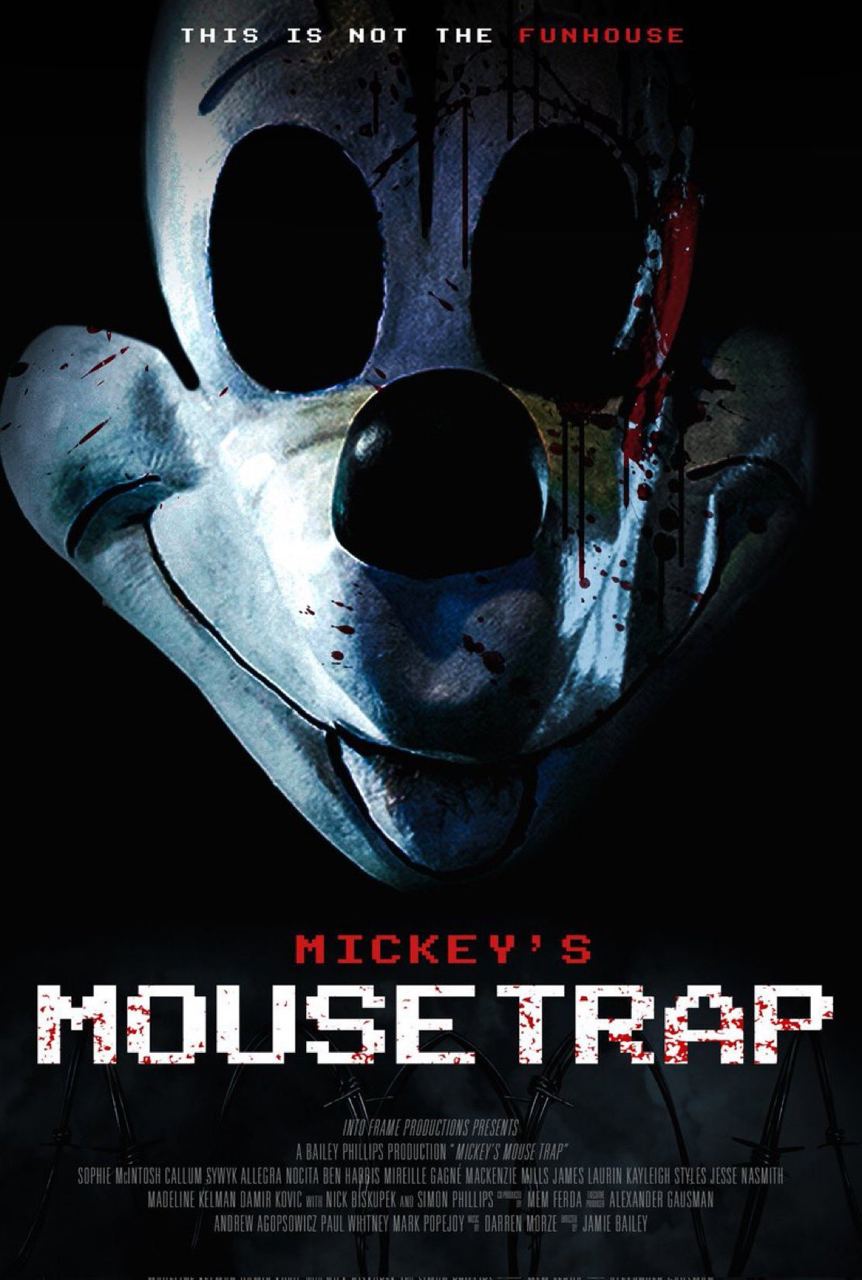 Постер хоррора «Ловушка Микки Мауса» (Mickey’s Mouse Trap)