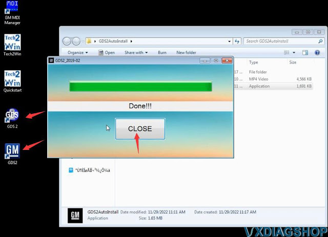 Install 2022.05 VXDIAG GM GDS2 Tech2win 9