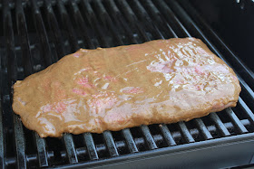 Balsamic-marinated flank steak