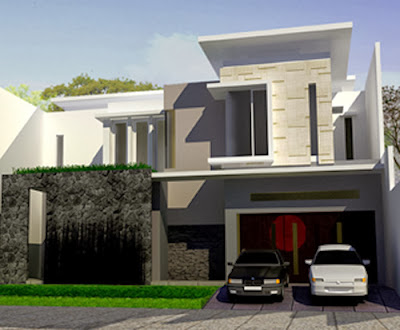 Contoh Model  Rumah 2 Lantai  Terbaru Desain  rumah Tipe 