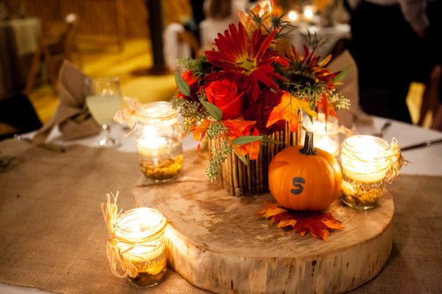 Autumn Wedding Decorations Ideas