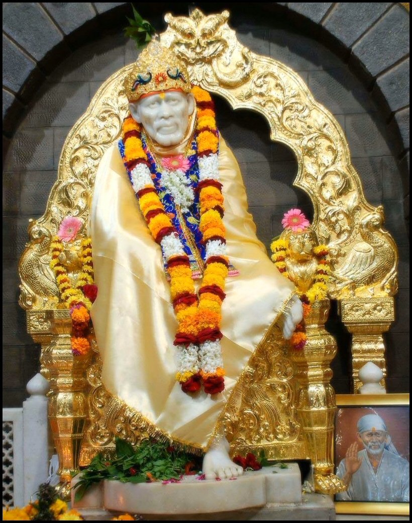 Download the Free shirdi sai baba kishna wallpaper Wallpaper