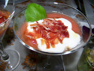 Aperitivo crema tricolor