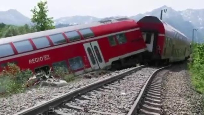 Treno deragliato in Germania: 4 morti