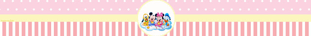 Disney Babies in Pink: Free printable Candy Bar Labels. 