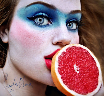 fruity self portrait by Christina Otero