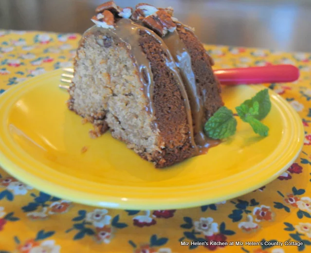 Caramel Pecan Bundt Cake at Miz Helen's Country Cottage