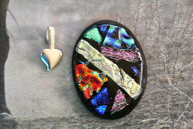 Therese's fused glass cab, a piece of artwork :: All Pretty Things