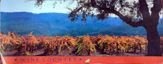 Example postcard from California wine country