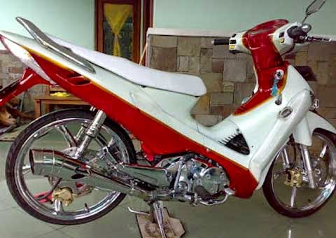 Modifikasi Supra X 125 Model Ceper