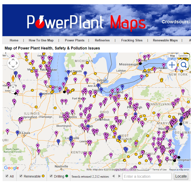 Nuclear Power Plants In Ohio Map Ohio Power Plants Map