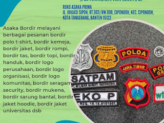 JASA BORDIR KOMPUTER TANGERANG - Jasa Bordir