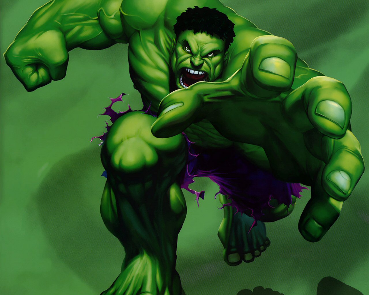 Mewarnai Gambar Hulk