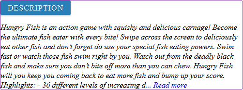 Hungry Fish game review