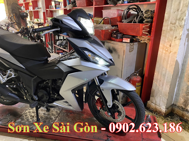 Mẫu Xe Honda Winner  sơn màu bạc nhám cực đẹp