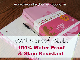 Waterproof Bible-The Unlikely Homeschool