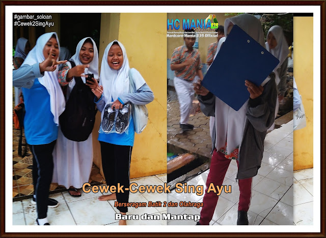 Gambar Siswa-Siswi SMA Negeri 1 Ngrambe Cover Batik 2 - Buku Album Gambar Soloan Edisi 9