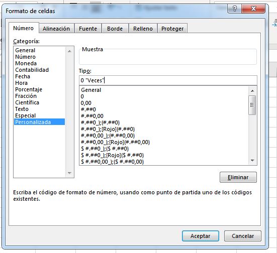 como personalizar un formato en excel