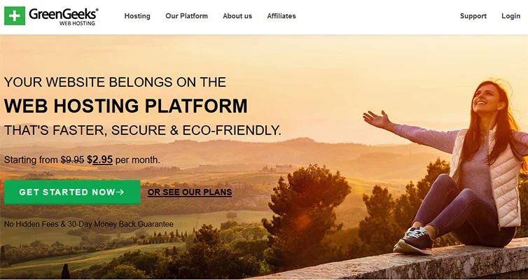 GreenGeeks Cheap Hosting plan: $2.95/mo (36 months) | Renewal at: $9.95/month: eAskme