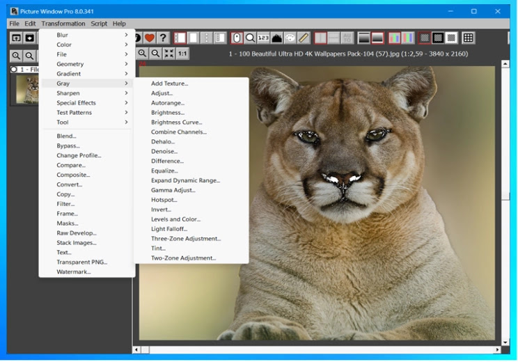 Picture Window Pro  :  Ισχυρό εργαλείο επεξεργασίας εικόνων  για απαιτητικούς