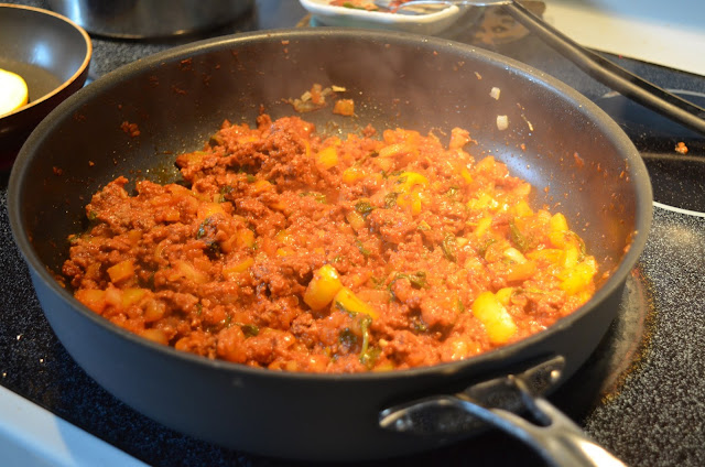 Whole30 Sloppy Joes on Summer Squash "Buns"