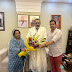 दिल्ली में केंद्रीय ग्रामीण विकास मंत्री से मिले लोक निर्माण मंत्री और सांसद