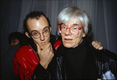 Nan Goldin: Photograph of Keith Haring & Andy Warhol