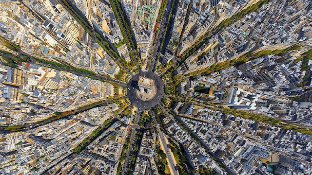 Paris, France Aerial view