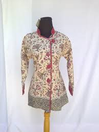 Foto Baju Atasan Batik Pesta